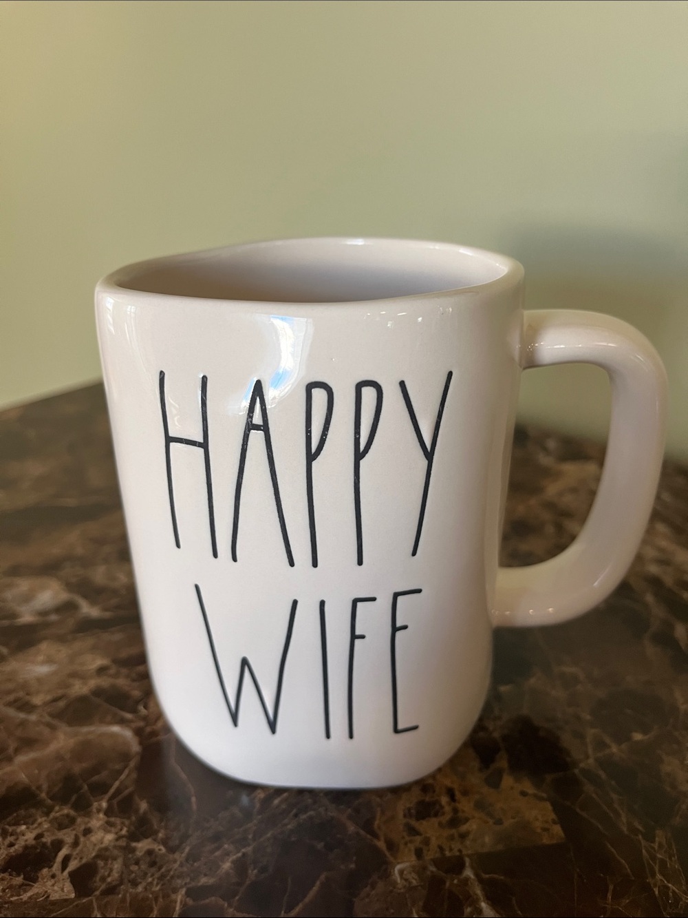 Rae Dunn: Happy Wife Mug